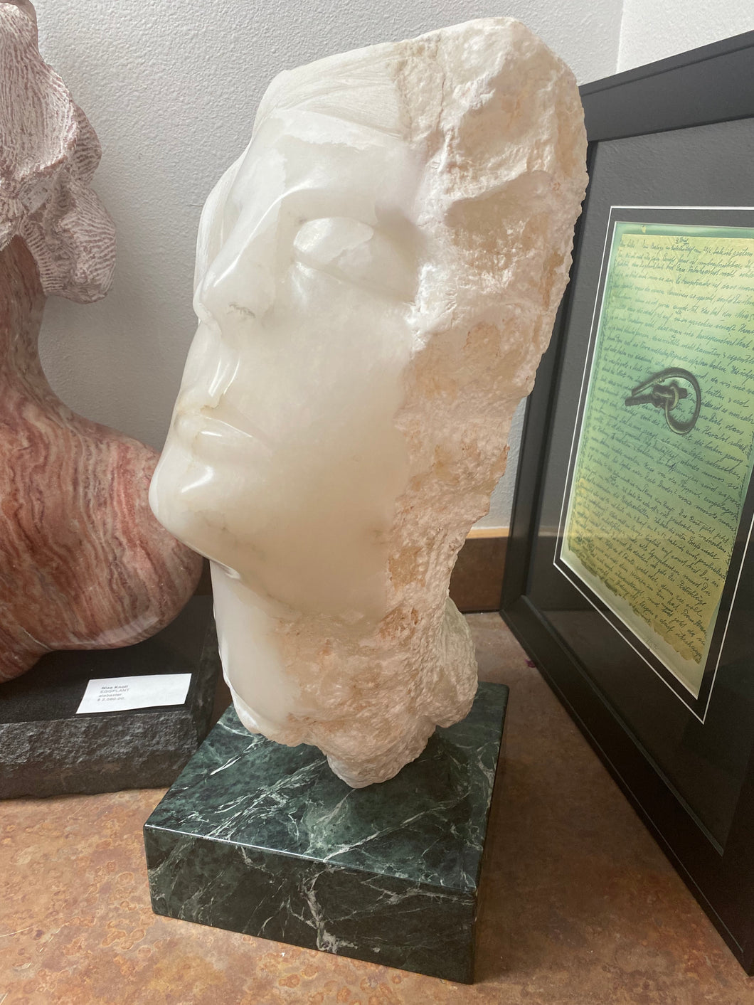 Alabaster Bust